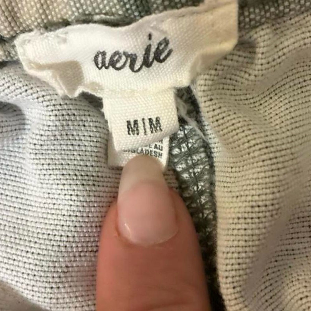 Aerie Green Camouflage Cargo Pants - Picture 4 of 8